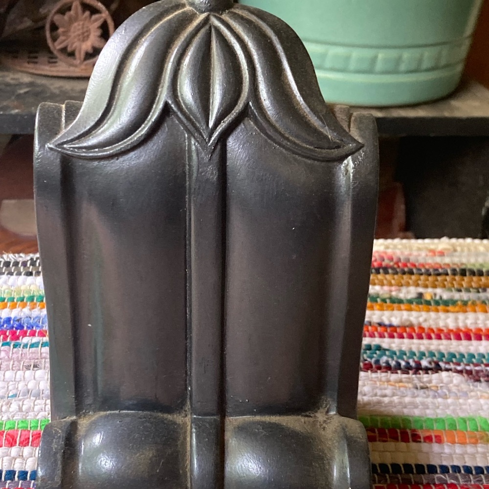 Bookend  or Sconce Plaster Charcoal